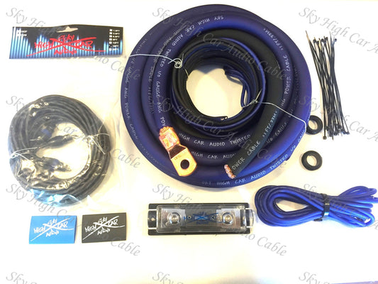 Sky high car audio 0ga cca amp kit