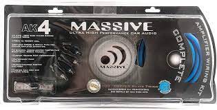 MASSIVE AUDIO AK4 4GA OFC AMP KIT